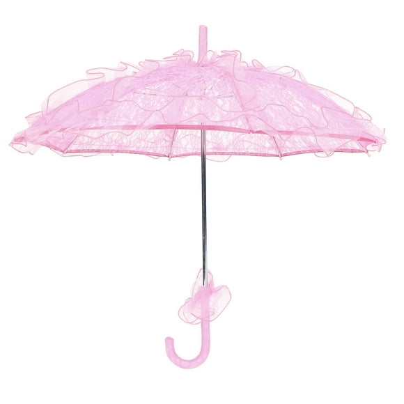 Wedding Umbrella,Lace Umbrella,Wedding Bride Umbrella Unique Foldable Lace Fabric Parasol Umbrella Performance Props