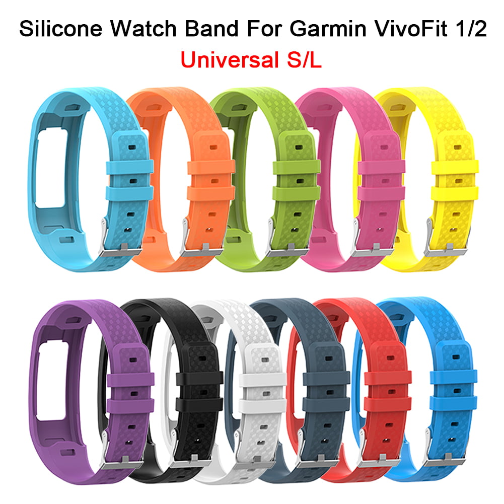 Multicolor Replacement Silicone Wrist Band Bracelet Strap for Garmin Vivofit 1/2 