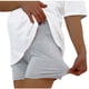thumbnail image 1 of ShomPort Women's Maternity Shorts Pregnancy Lounge Pants Comfy Stretchy Pregnancy Sleep Pajama Shorts Under Dress, 1 of 3