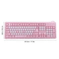 thumbnail image 2 of Youkk Wire Keypad Pink Keyboard Office Supplies Ergonomic Desktop Keyboards, 2 of 5