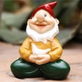 thumbnail image 2 of Decoraciones De Jardín Creativas, Artesanías De Resina De Enanos Meditadores Interesantes, Estatuas De Dibujos Animados Lindos, Regalos Al Aire Libre, Decoraciones De Jardín De Infantes Scienceny HA019190-00, 2 of 7