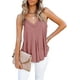 thumbnail image 1 of Camisetas de tirantes con cuello en V holgado para mujer, camisetas sin mangas informales de verano, camisetas holgadas, 1 of 6