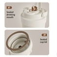 thumbnail image 6 of 750ml Stainless Steel Ceramic Lined Cup with Straw for Women Leak Proof Water Bottle Large Capacity Coffee Mug, 6 of 8