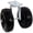 Black + PU+2, variant on YANGXUN 10 Inch Dual Flat Free Wheels Swivel Caster 660 lbs Heavy Duty Load Capacity Solid Rubber No Flat Caster Wheel for Trolleys and Carts