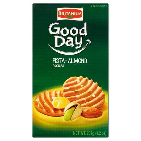 (2 Pack) Britannia Good Day Pista-Almond Cookies, 8.15