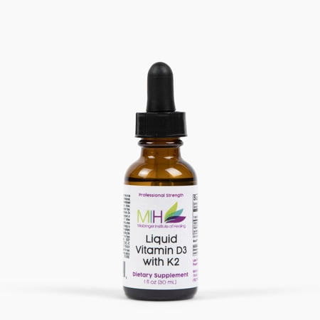 Matzinger Institute of Healing Liquid Vitamin D3 with K2-30 ml-590 Servings