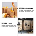 thumbnail image 5 of Minkissy 50 Pcs Paper Bread Bags For Homemade 21.5x4.7in Khaki Rectangular For Restaurant Use, 5 of 5