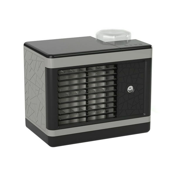 HCJKDU Portable Air Conditioners, Evaporative Cooler with Night Light, Air Cooler Conditioning, Mini Conditioner with 3 Speeds, 300ml Tank, Quiet AC Unit for Bedroom Room Office Desk Cooling Fan