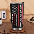 thumbnail image 2 of Dad Gift, Gift for Dad Drinking Mug from Daughter and Son, Double Wall Vacuum Stainless Steel Insulated Travel Coffee Mug, Tumbler cup with Lid and Straw 20 oz, 2 of 6