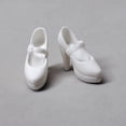 thumbnail image 3 of TISHITA 1 Paire Chaussures de Poupée Chaussures à Talons Hauts Mini Jouet Mode pour Filles de Poupée 1/6 Blanc, 3 of 7