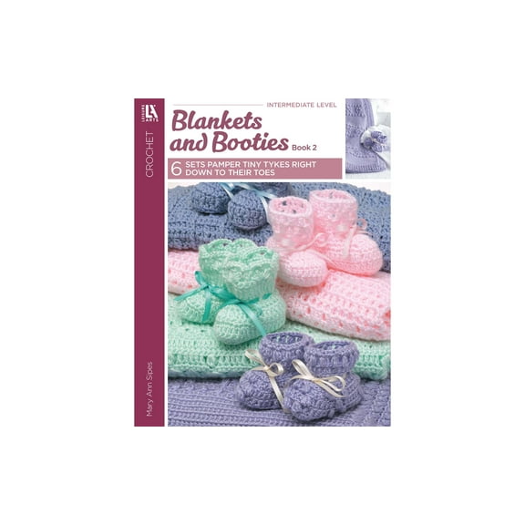 Leisure Arts Blankets and Booties #2 Crochet Book