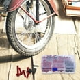 thumbnail image 4 of HONMEET 1Set Red Motorcycle Fasteners Kit with Bolts Nuts Washers for Fairing and Windscreen, 4 of 6