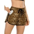 thumbnail image 4 of FUTATA Women Beach Shorts Running Gym Athletic Shorts with Deep Pockets Hiking Shorts, 4 of 5