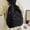 Black, variant on Women Backpack Cute Cherry Print Preppy Bag Casual Large Corduroy Bookbag Lightweight Daypacks 17-In Laptop Bag Travel Coquette Aesthetic Backpack