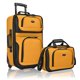 thumbnail image 1 of Set de equipaje U.S. Traveler Rio Rugged Fabric Mostaza/Naranja, 1 of 9