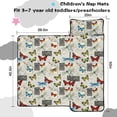 thumbnail image 5 of Butterfly Text Pattern Teens Toddler Nap Mat with Pillow, Sleeping Mat Bag for Preschool Daycare 50"x20", 5 of 6