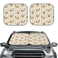 thumbnail image 2 of Xecao Squirrel And Leaves for Foldable Car Sun Shades (2-Pack) offer sun protection with an easy-fold design for convenient windshield shading., 2 of 7