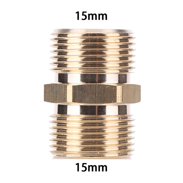 Adaptador de acoplador de manguera accesorio de manguera con rosca M22 de 14/15mm para lavadora a presión