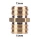 thumbnail image 1 of Adaptador de acoplador de manguera accesorio de manguera con rosca M22 de 14/15mm para lavadora a presión, 1 of 9