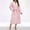 2-Pink, variant on Women Plush Robe Long Hooded Bathrobe Soft Fleece Loungewear Winter Warm Sleepwear Housecoat Gown