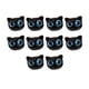 thumbnail image 1 of 10 cuentas espaciadoras con forma de cabeza de gato, hechas a mano, para manualidades, cuentas sueltas, diseño de gatito. Ojos azules negros, 1 of 9