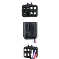 thumbnail image 4 of CarLights360 For GMC C2500/C3500 1999 2000 Side View Mirror Driver Side | Black Housing Color | Plastic | Electric Adjustment Type | Screws Attachment Type | Clear Glass Color | Rectangular Glass Sha, 4 of 5