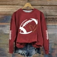 thumbnail image 4 of Dyfzdhu Sweatshirt For Women Funny Football Shirts For Football Mom Sweatshirt Crewneck Sweatshirt Hoodies, 4 of 4