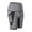 Gray, variant on AXXD Yoga Shorts With Pockets,Yoga Shorts With Pockets for Women,Women Athletic Yoga Casual Stetch Shorts,Solid,High Waist Rise,PocketBlack,L (US:8)