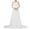 White, variant on Horkkom Women Wedding Dress Bride Lace Appliques Chiffon Maxi Dresses A Line Evening Gowns Dress Long Sleeves Beach Bride Dress