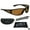 Gloss Tortoise w/ Hard Case, variant on proSPORT Polarized Bifocal Sunglasses Wrap Around Side Shield for Men Women