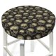 thumbnail image 3 of Balery funny Retro Skull Fundas de asiento para taburete de bar redondo de tela de terciopelo ajustables que protegen de arañazos y manchas para sillas de 14 a 17 pulgadas.-14 inch, 3 of 7