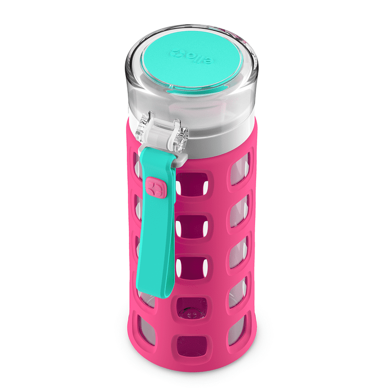 Ello Syndicate Glass Water Bottle with One-Touch Flip Lid BPA Free [price  for 1]