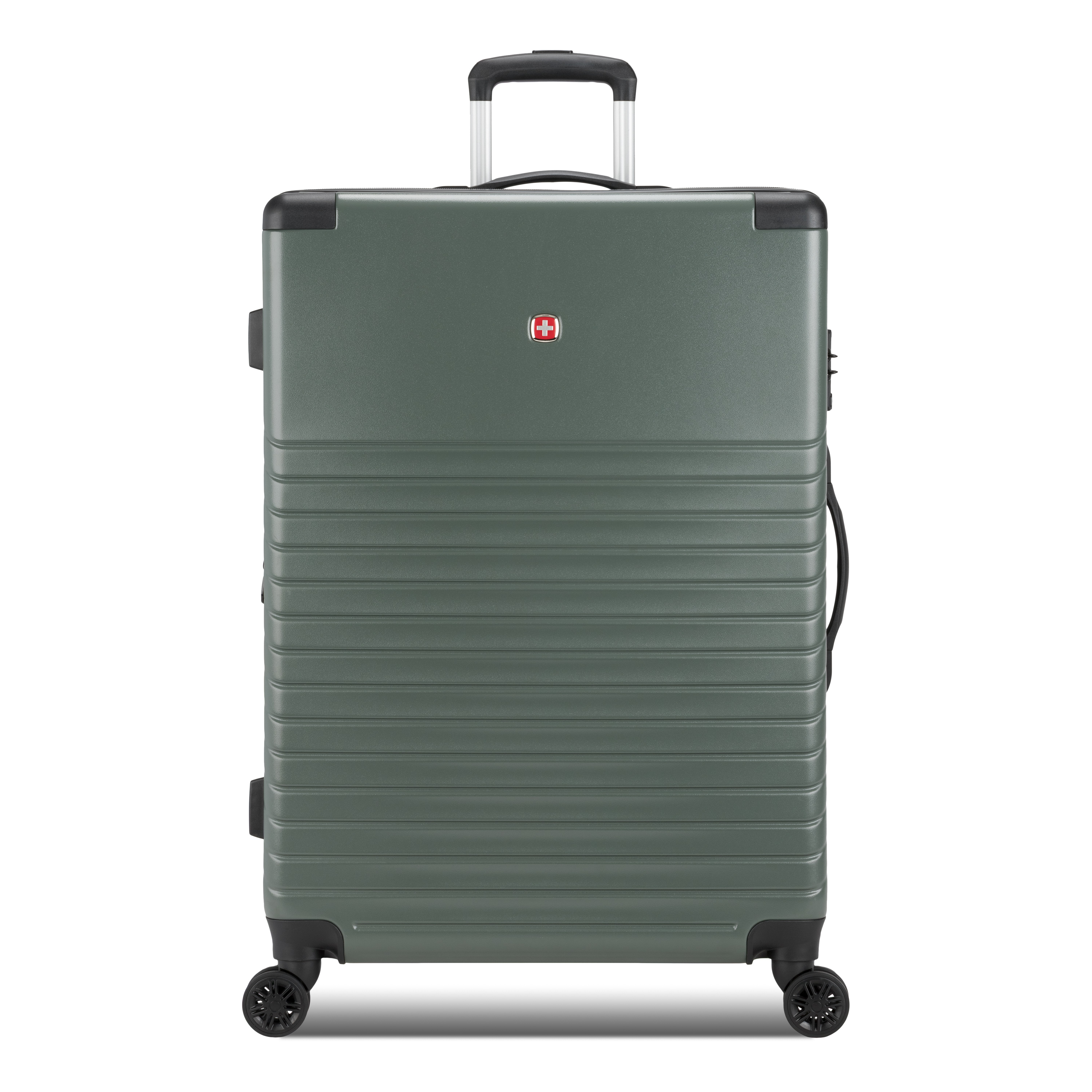 SWISSGEAR Edge Hardside Large Checked Spinner, Thyme Green