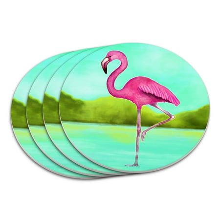 Flamingo Coaster Set
