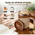 thumbnail image 5 of 2026 New Automatic Magnetic Stirring Coffee Mug,  SelfStirring Coffee  Mug Rechargeable, Stainless Steel Self Mixing ，Coffee Cup Stirrer Auto Mug for Office, School (Brown), 5 of 7