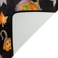 thumbnail image 5 of Dreamtimes Halloween Magic Pumpkin Area Rug 72x48in Jack-O'Lantern Stars Non-Slip Floor Carpet Comfort Floor Mats Decor for Indoor Living Dining Room and Bedroom Area, 5 of 7