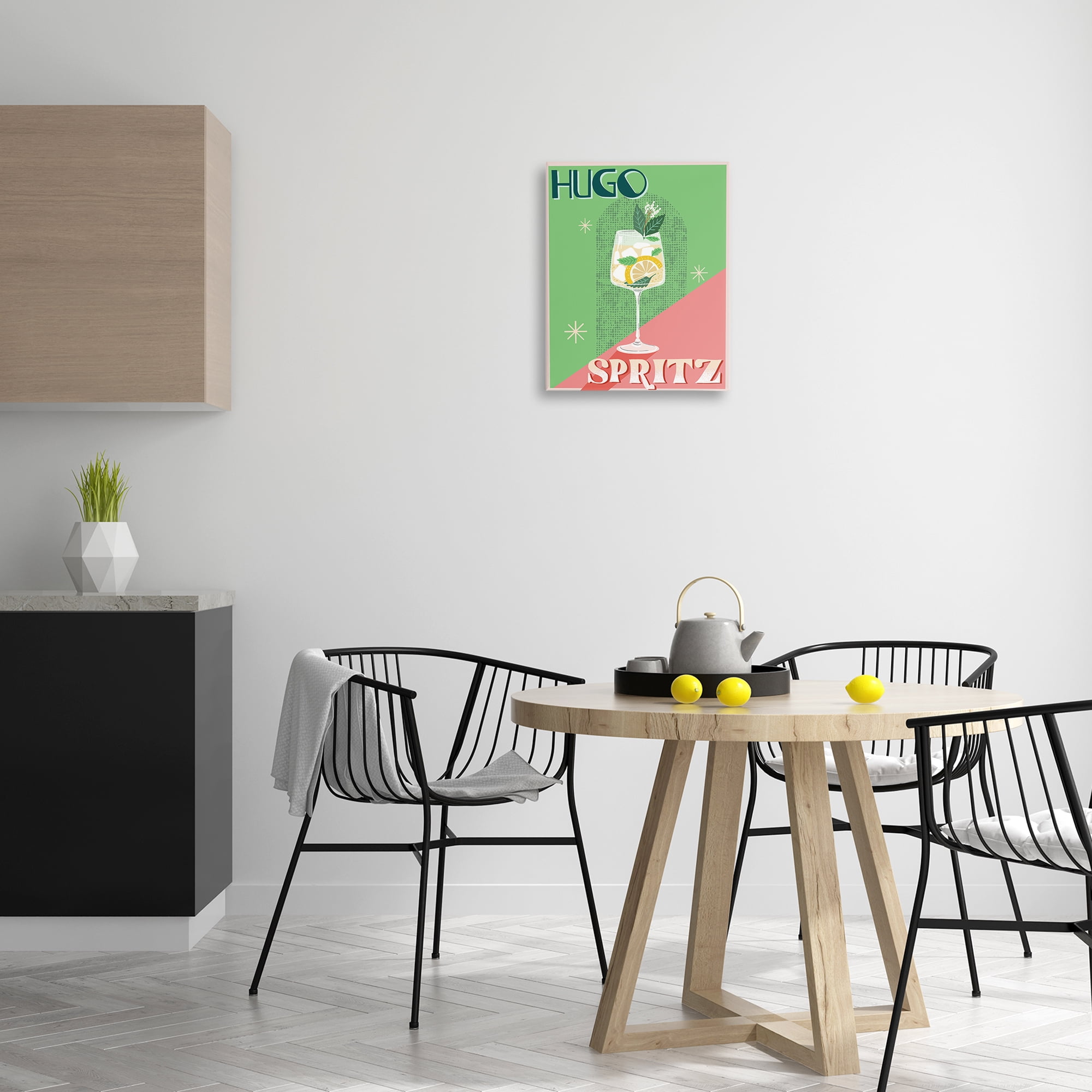 Stupell Industries Hugo Spritz Cocktail Food & Beverage Painting Wrapped Canvas Art Print Wall Art, 16 x 20
