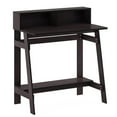 thumbnail image 1 of Pemberly Row Engineered Wood A-frame Computer Desk in Dark Walnut, 1 of 5