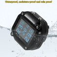 thumbnail image 4 of Sistema de supervisión de presión de neumáticos de motocicleta Moto Tpms alarma de neumáticos de bicicleta automática Lcd Monitor en tiempo Real para Tw, 4 of 5