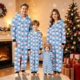 thumbnail image 5 of XUNKUSGA Christmas Pajamas for Family Classic Print Hooded Fleece Zip Up Jumpsuit Pjs Soft Skin Friendly Long Sleeve Family Matching Christmas Onesie Pajamas Holiday Loungewear,Size 6-9 M, 5 of 8