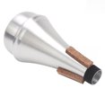 thumbnail image 4 of Aluminum Trumpet Straight Mute Silver Aluminum Alloy Practice Musical Instrument Accessories, 4 of 7
