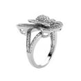 thumbnail image 2 of Zoe R� 925 Sterling Silver Micro Pave Hand Set Cubic Zirconia (CZ) Butterfly Ring, 2 of 7