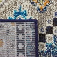 thumbnail image 6 of SAFAVIEH Madison Dayna Trellis Bordered Area Rug, Navy/Beige, 6'7" x 6'7" Square, 6 of 8