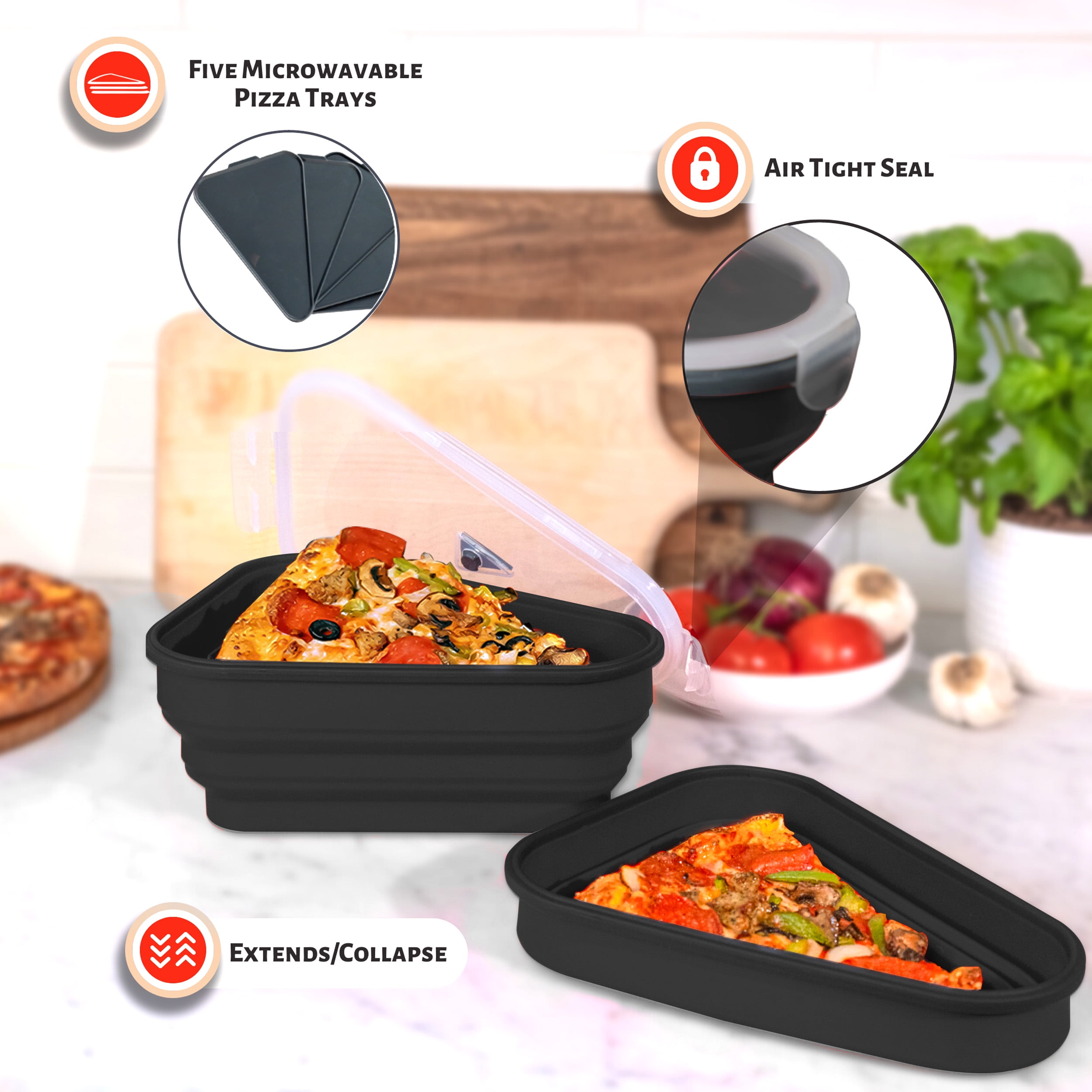 Up To 88% Off on Pizza storage Container Expan