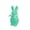 Green, variant on Orange Orange Easter Bunny Figurine Decoration Foam Holiday Home Decor For Tabletop Shelf And Easter Basket 5.51X2.76X2.56Inch