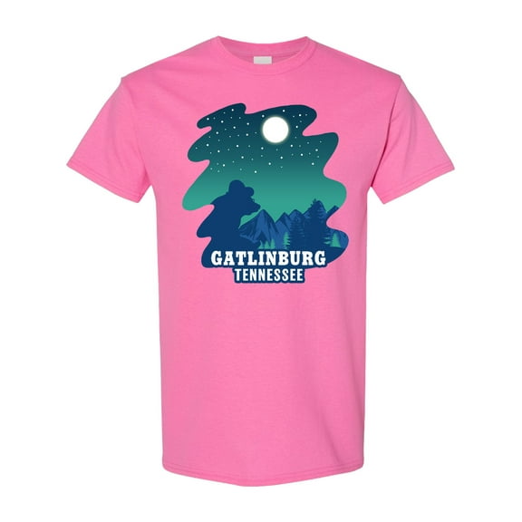 Inktastic Smoky Mountains Gatlinburg Tennessee with Bear T-Shirt