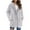 Grey, variant on Hontri Women's Artificial Wool Plus Size Solid Color Sweatershirt Hooded Pullover Warm Wool Plush Coat Jacket Hoodies Outwear Cardigan Coat on Sales, Plus Size Coat for Women