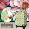 thumbnail image 6 of Pioneer Flower Floral Print Pattern Luggage Cover,Stretch Luggage Protective Sleeve with Top & Side Openings, Reinforced Stitching Gift Ideas for Students Professionals,S(18-20in), 6 of 7