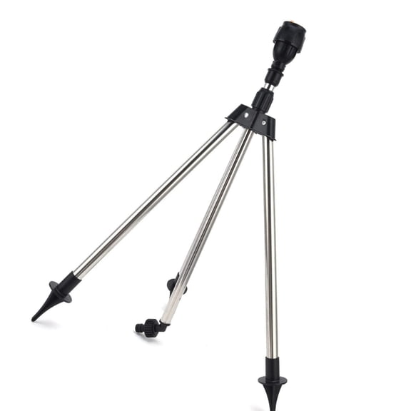 Heavy Duty Metal Tripod Sprinkler Expandable Watering With Sealed Outlet Design