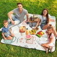thumbnail image 7 of Bohemian Color Outdoor Picnic Blanket, Foldable Waterproof Beach Mat, Portable Beach Blanket for Beach Camping, Hiking, Family Concerts, 7 of 7